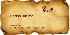 Nádas Anita névjegykártya